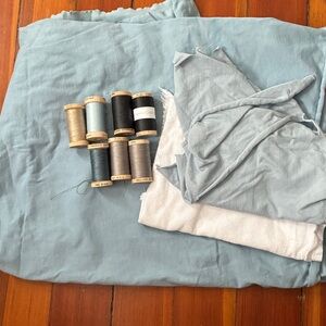 Sewing supplies & fabric, 100% natural fibers, most organic!